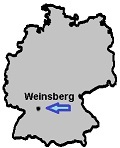 Karte Deutschland Weinsberg
